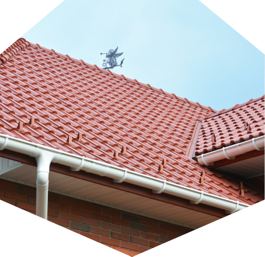 Gutters installation by the professionals at Resolve Roofing