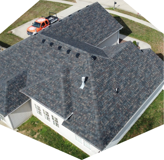 Roof repaired by Resolve Roofing