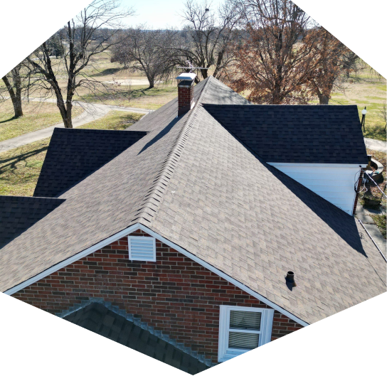 Residential Roofing Brown Rooftop